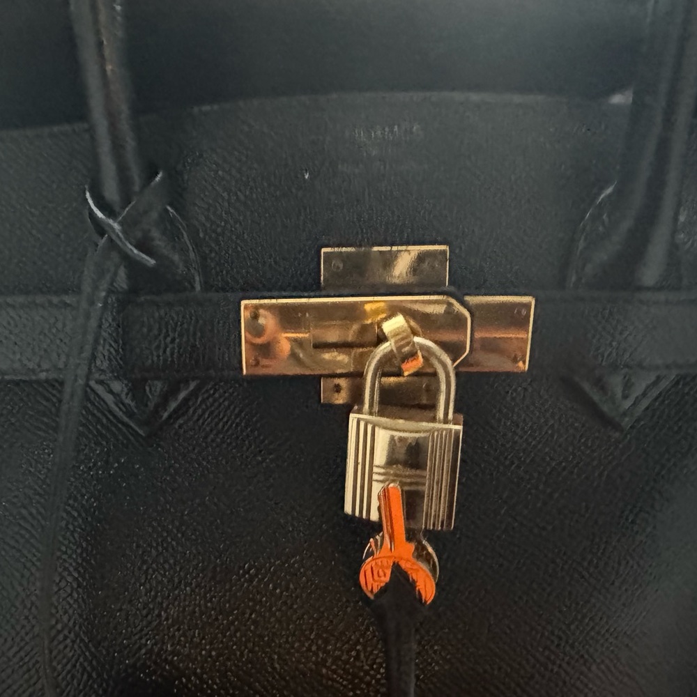 Hermes Birkin 35 Black Veau Epsom with gold hardware - Picture 14 of 17